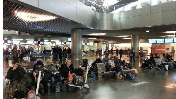 Зал ожидания в аэропорту Внуково